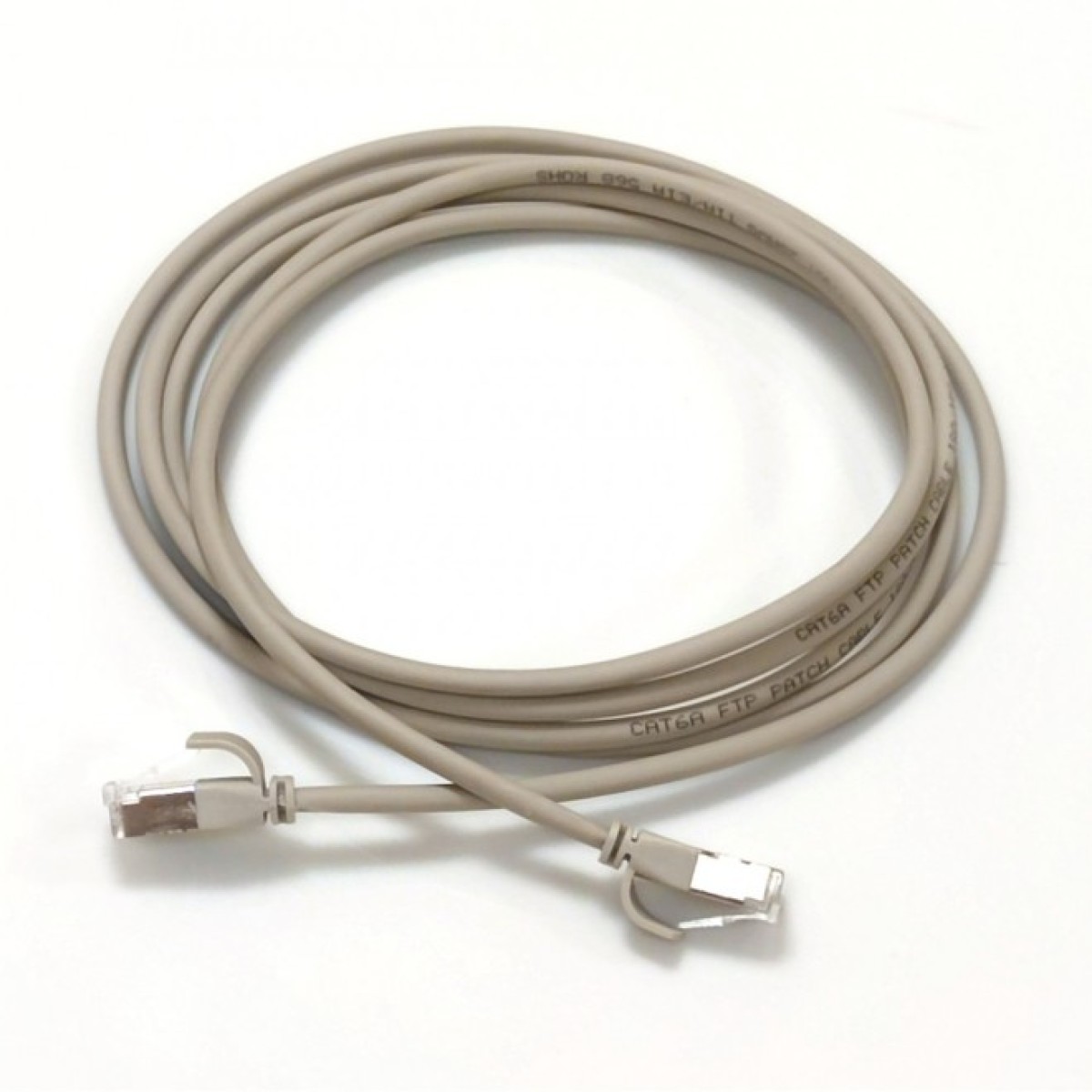 Патч-корд U/FTP, 0.5м, кат. 6А, 28AWG Slim, LSZH, сірий, LW 98_98.jpg - фото 2