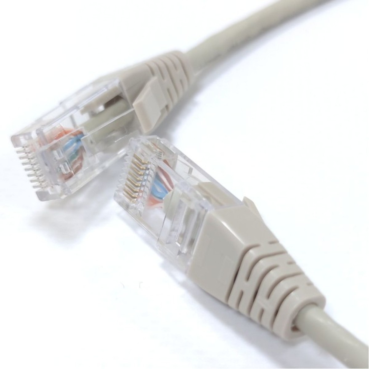 Патч-корд кат. 5е, 26AWG, RJ45-RJ45, серый, 1м, U/UTP, LSZH, Corning 98_98.jpg - фото 2