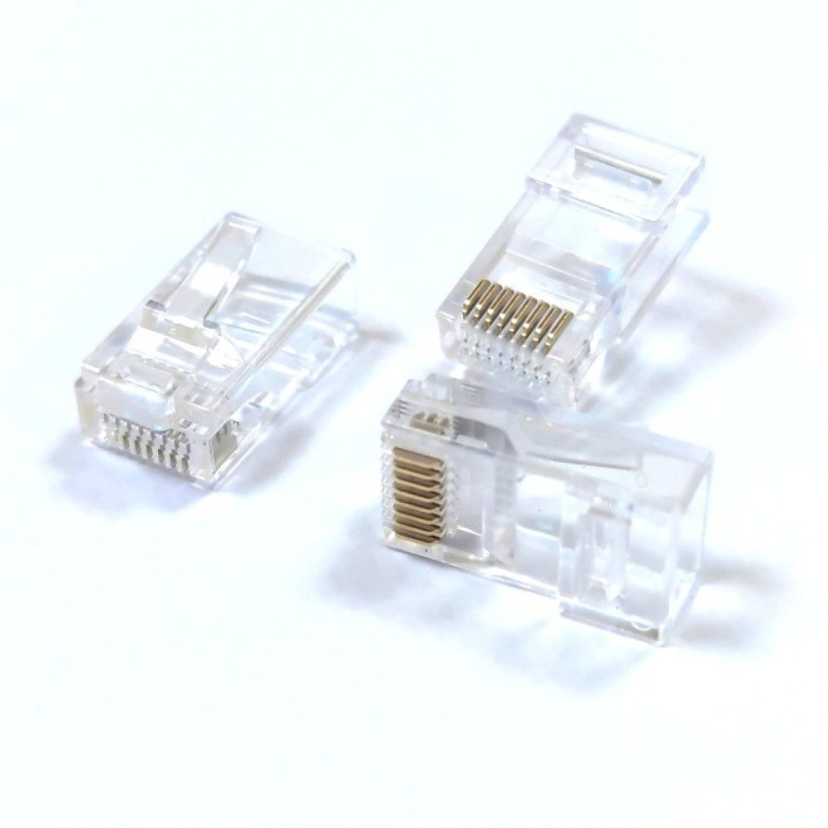 Конектор UTP RJ45 кат. 6 з наскрізними отворами Kingda (KD-PG8032-C6) 98_98.jpg - фото 2