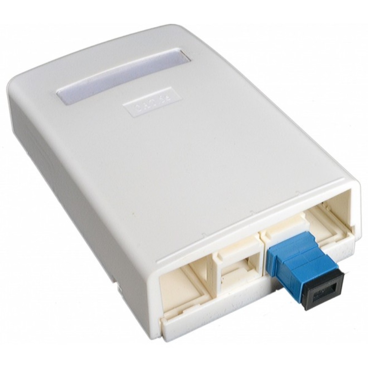 Розетка 4 порт. настенная (1хST/FC, 2xSC Simplex/LC Duplex, 1xRJ45) без ВО адаптеров Adtek (FMB04MWH) 98_98.jpg - фото 2