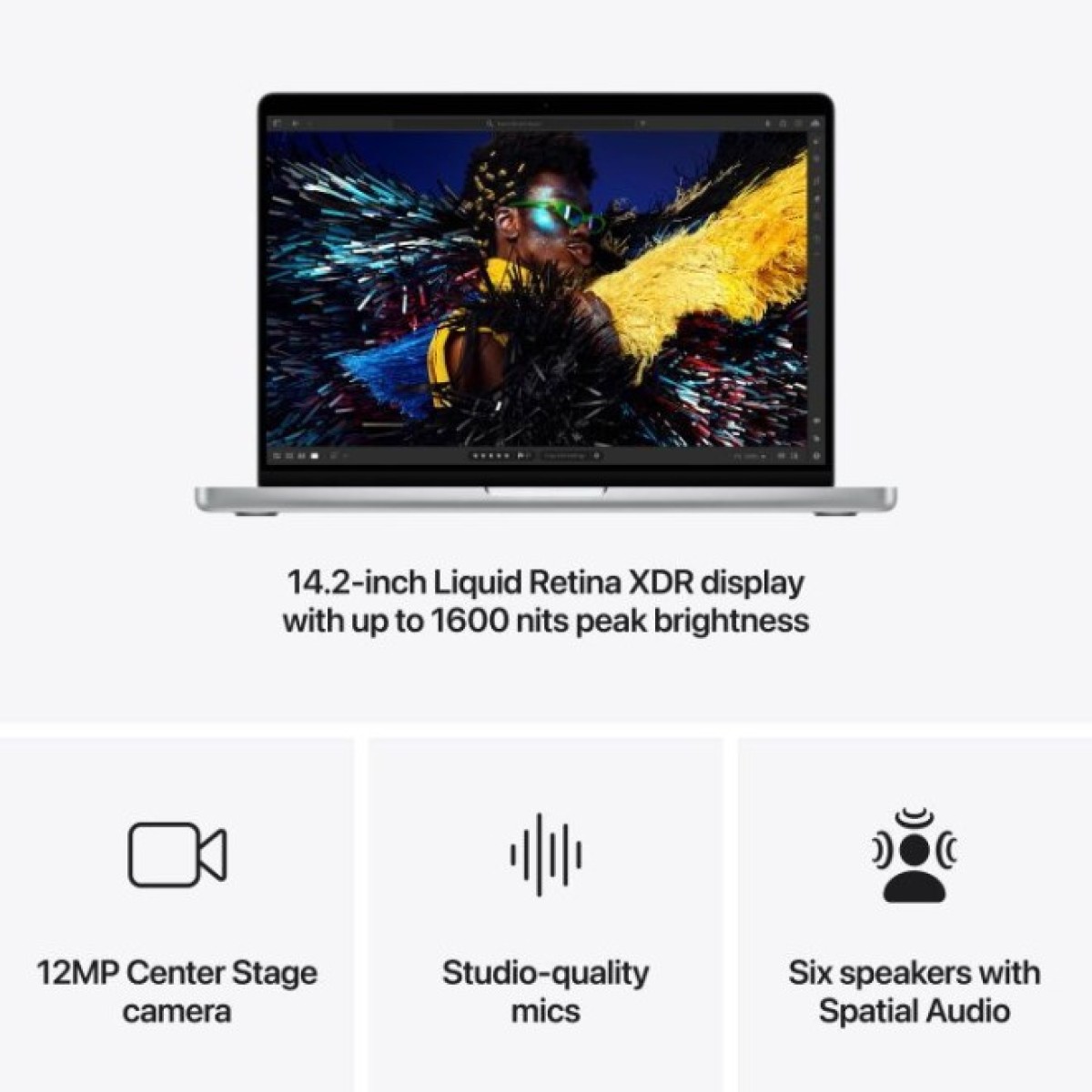 Ноутбук Apple MacBook Pro 14 A3112 M4 Silver (Z1DW000JU) 98_98.jpg - фото 4