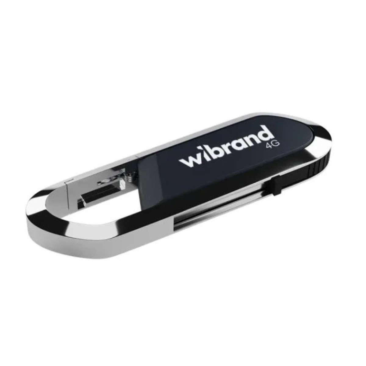 USB флеш накопичувач Wibrand 4GB Aligator Grey USB 2.0 (WI2.0/AL4U7G) 98_98.jpg - фото 1