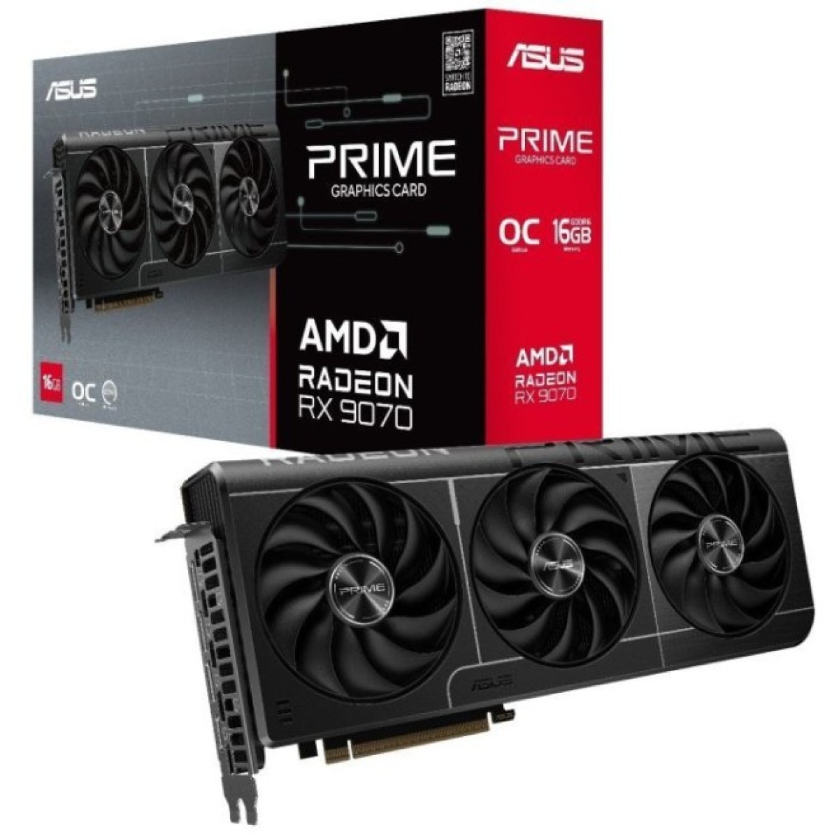 Видеокарта ASUS Radeon RX 9070 16Gb PRIME OC (PRIME-RX9070-O16G) 98_98.jpg - фото 2