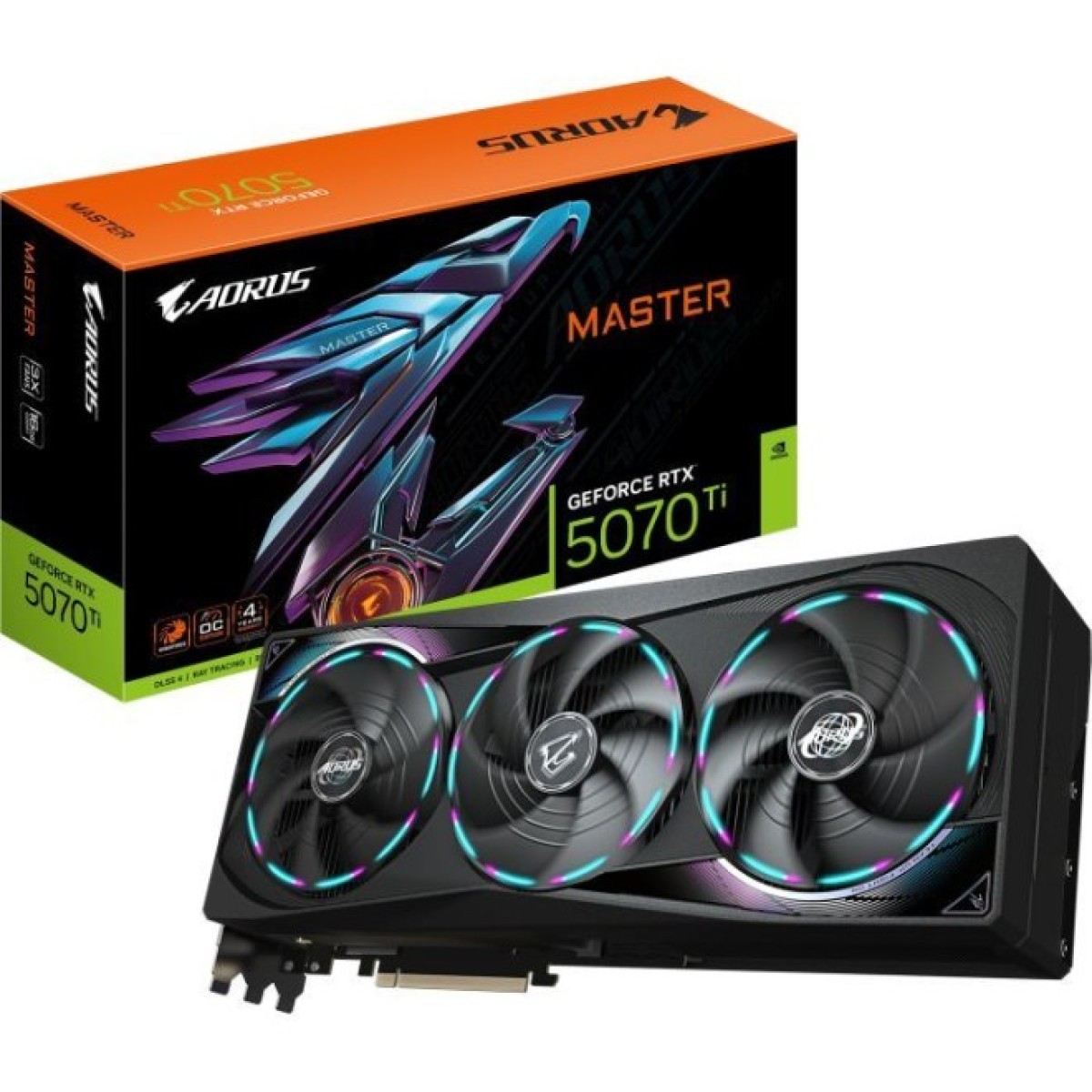 Видеокарта GIGABYTE GeForce RTX5070 Ti 16GB AORUS MASTER (GV-N507TAORUS M-16GD) 98_98.jpg - фото 6