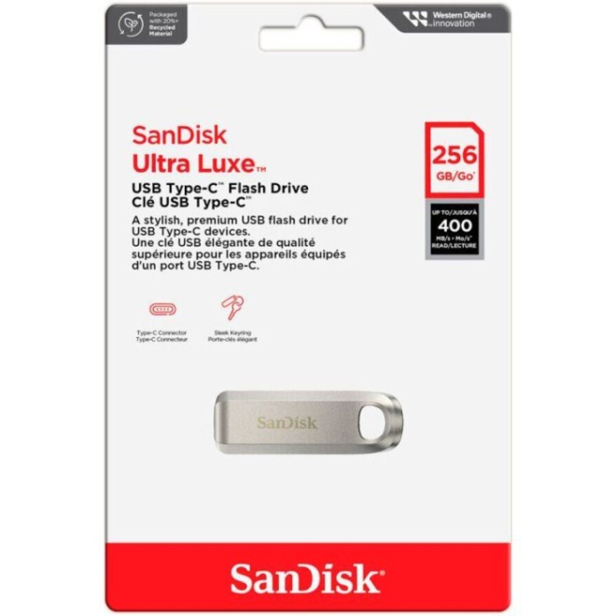 USB флеш накопитель SanDisk 256GB Ultra Luxe Type-C USB 3.2 (SDCZ75-256G-G46) 98_98.jpg - фото 4