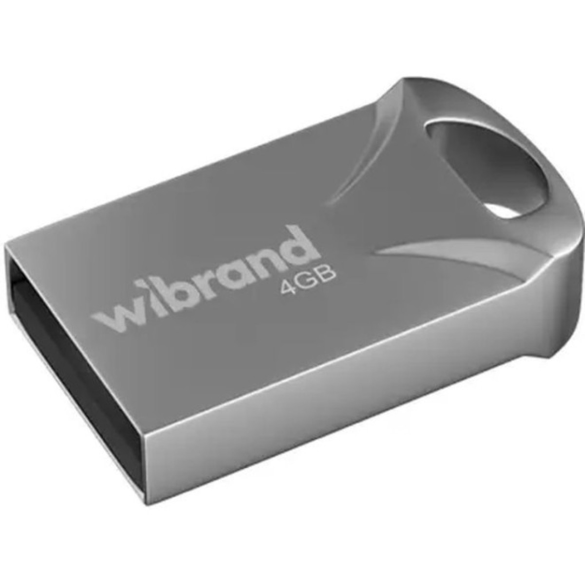 USB флеш накопичувач Wibrand 4GB Hawk Silver USB 2.0 (WI2.0/HA4M1S) 98_98.jpg - фото 1