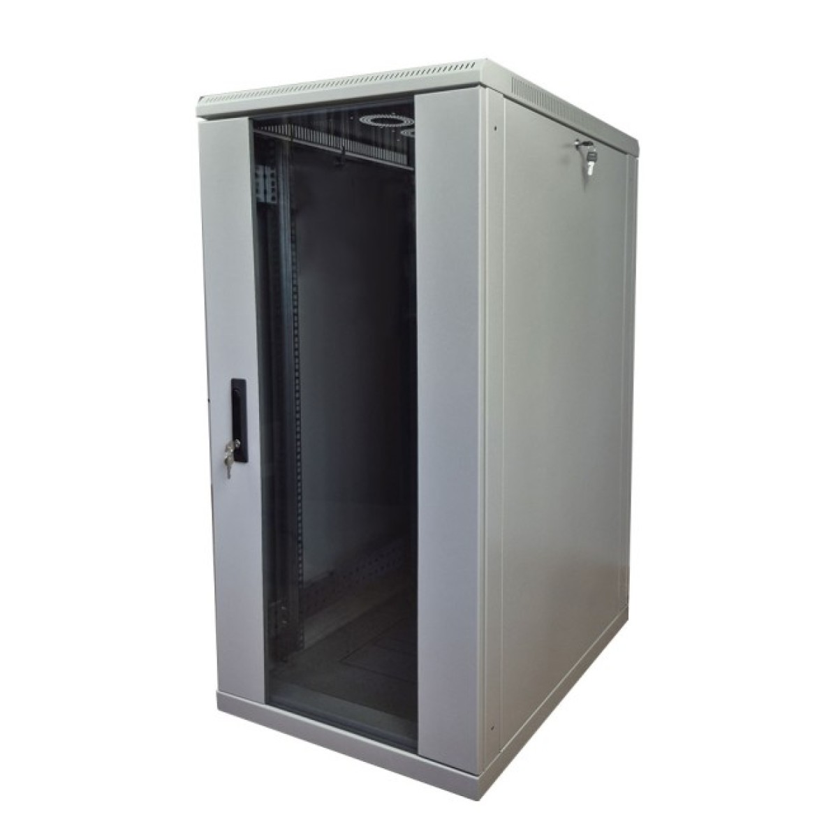 Шкаф серверный напольный EServer 24U-600х600, стекло, серый (ES-2460G) 256_256.jpg