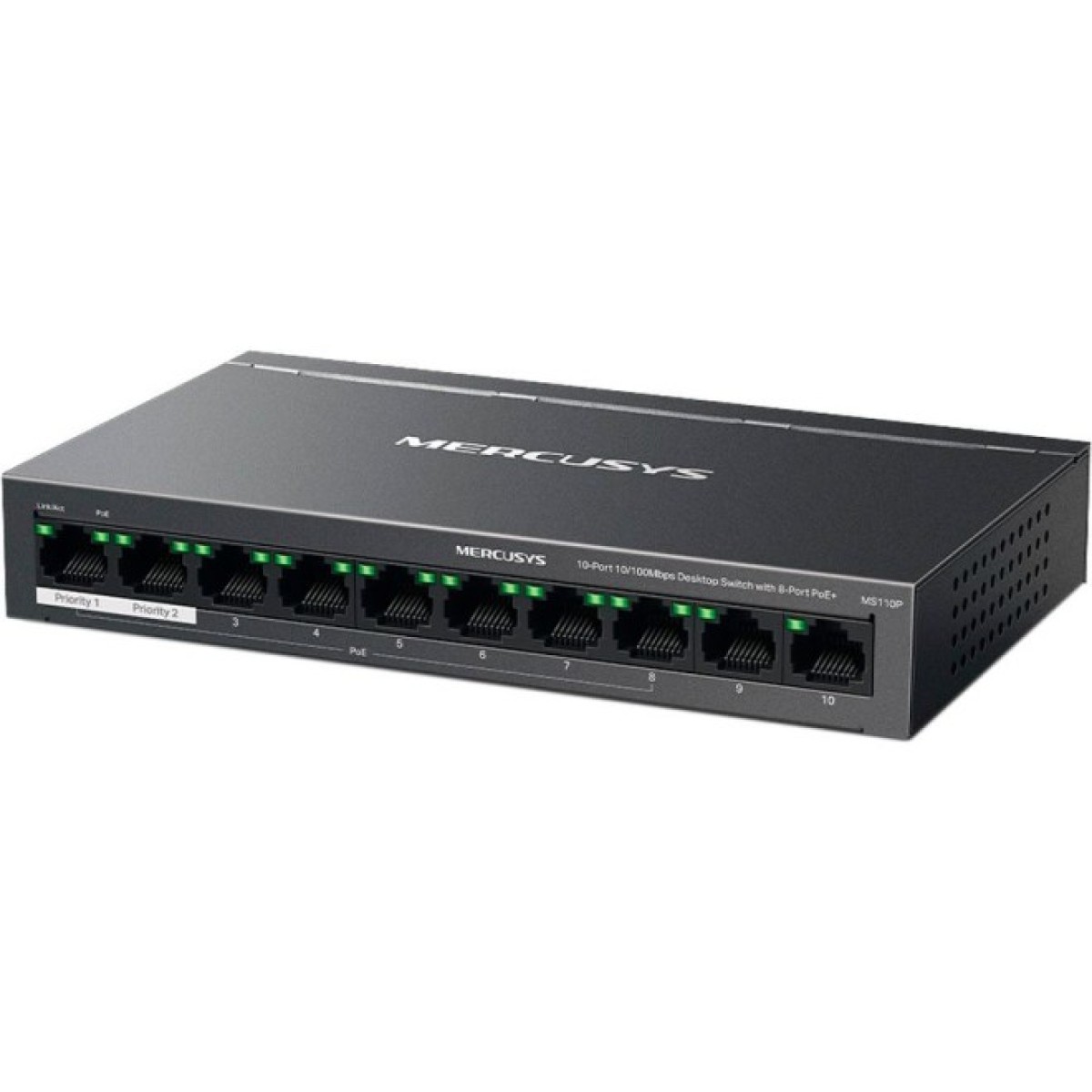 Комутатор Mercusys MS110P 98_98.jpg - фото 1