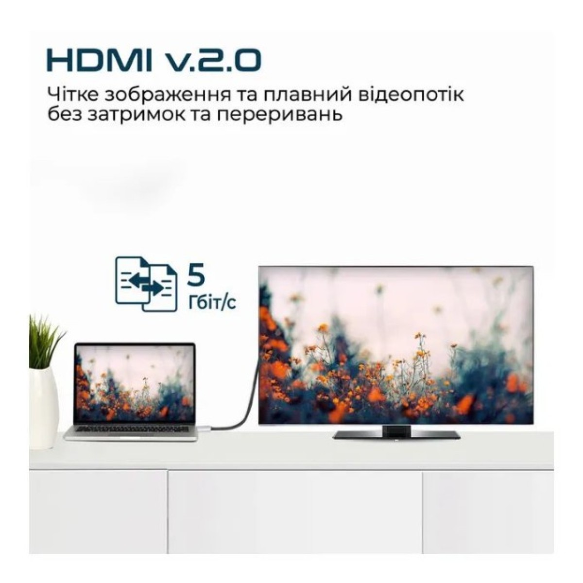 Кабель мультимедийный USB-C to HDMI hdlink-60h.grey Promate (hdlink-60h.grey) 98_98.jpg - фото 2