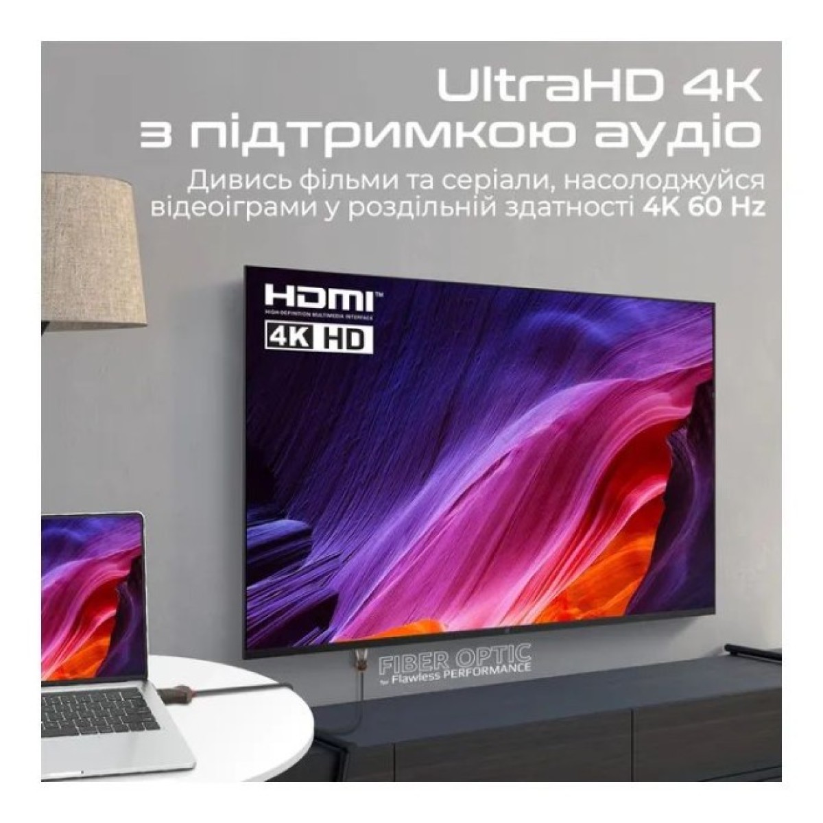 Кабель мультимедийный HDMI to HDMI v.2.0 prolink4k60-20m Promate (prolink4k60-20m) 98_98.jpg - фото 2