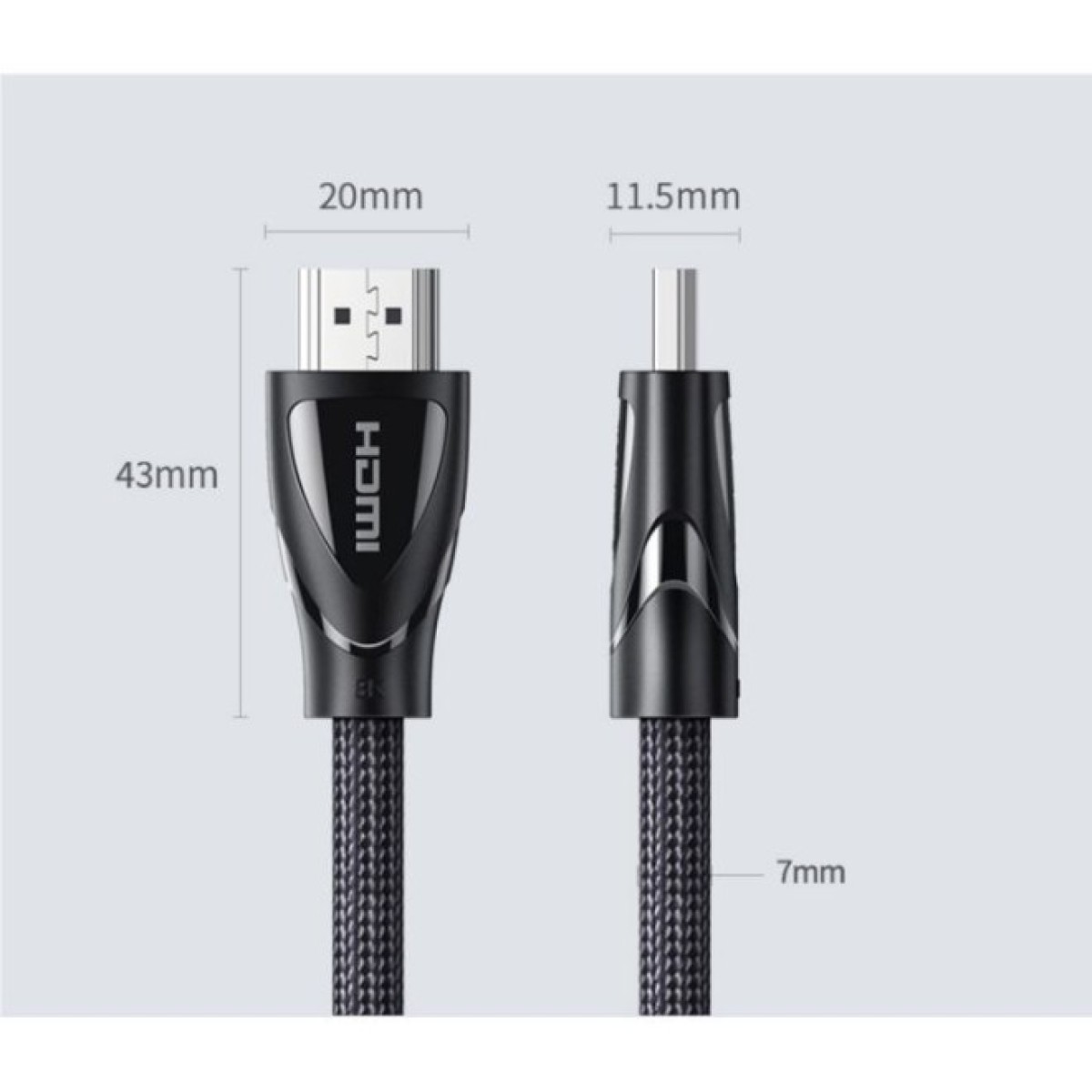Кабель мультимедийный HDMI to HDMI 1.0m V2.1 HD140 Ugreen (80401) 98_98.jpg - фото 2