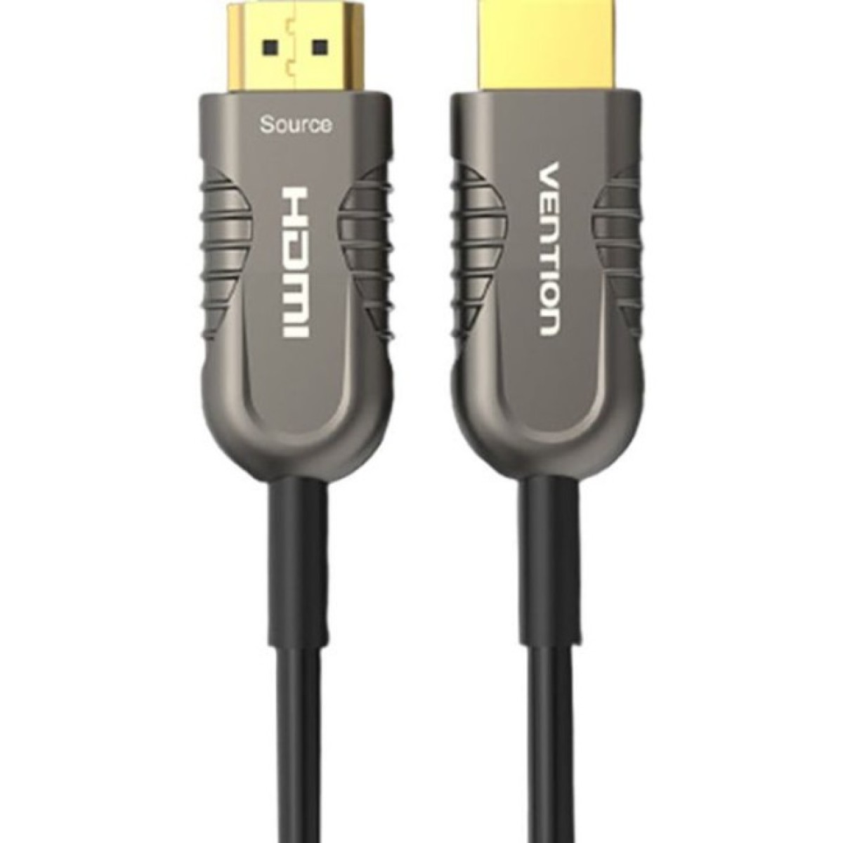 Кабель мультимедійний HDMI to HDMI 60.0m V2.1 Optical 8K 60Hz 48Gbps Dolby 7.1 TPE Black Metal Type Vention (AAZBAE) 98_98.jpg - фото 2