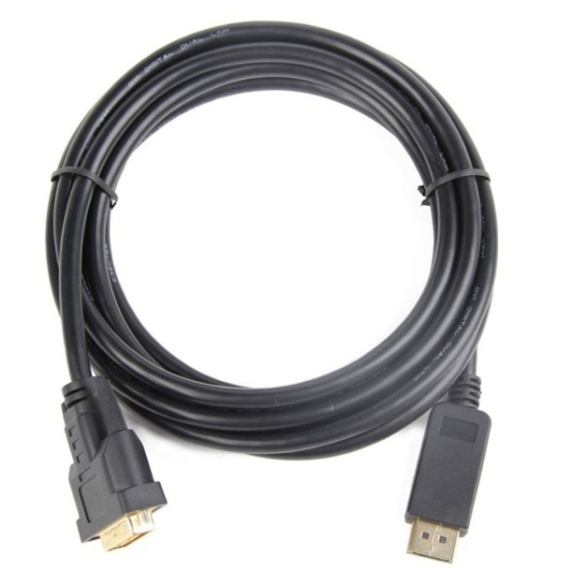 Кабель мультимедийный Display Port to DVI 24+1pin, 1.8m Cablexpert (CC-DPM-DVIM-1.8М) 98_98.jpg - фото 2