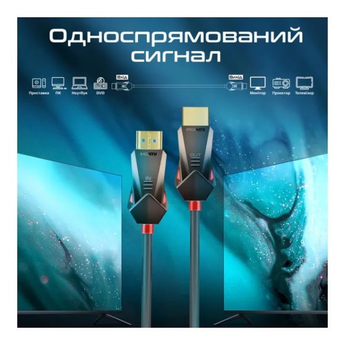 Кабель мультимедийный HDMI to HDMI v.2.0 prolink4k60-20m Promate (prolink4k60-20m) 98_98.jpg - фото 3