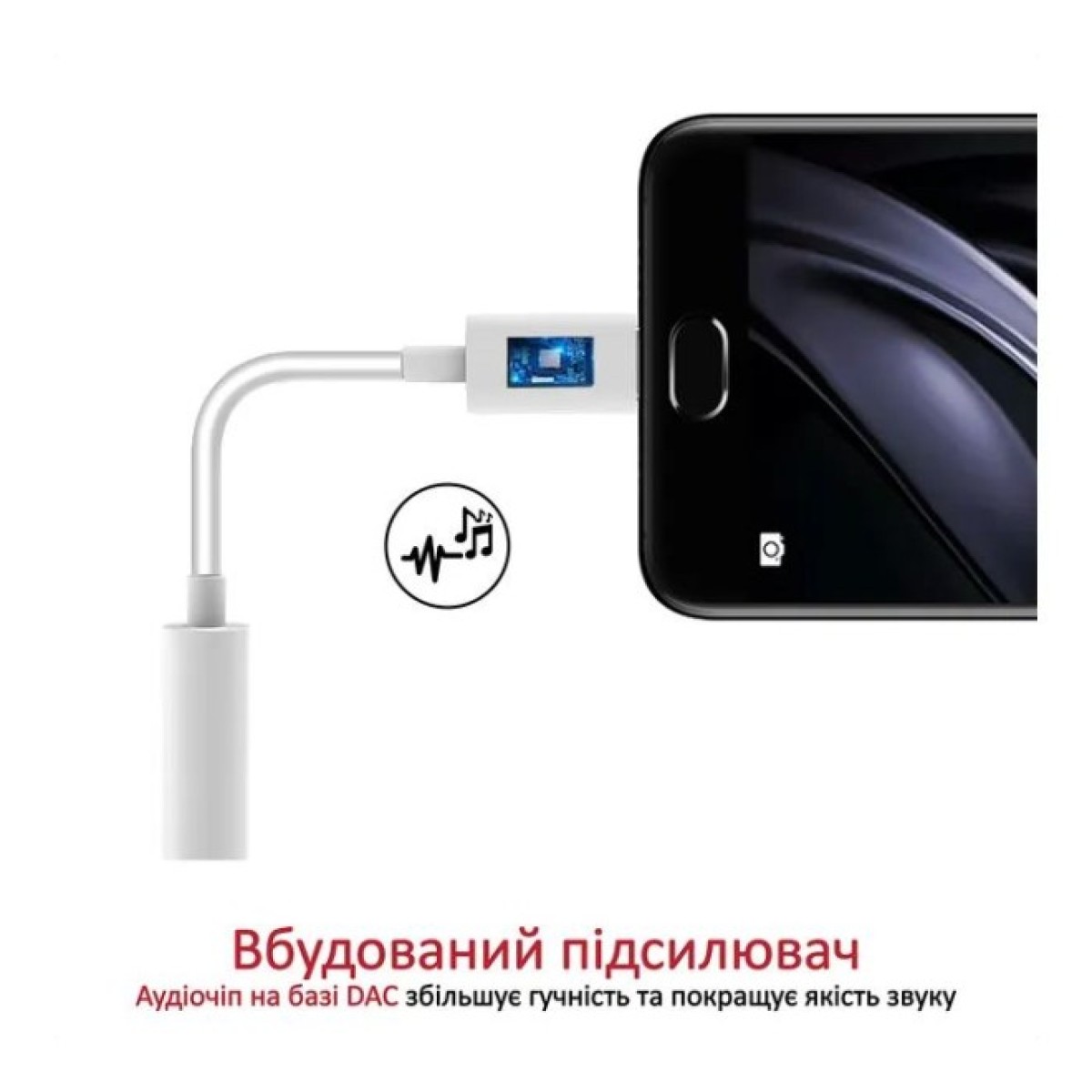 Кабель мультимедийный USB-C to AUX 3.5mm-3.5mm auxlink-c.white Promate (auxlink-c.white) 98_98.jpg - фото 5