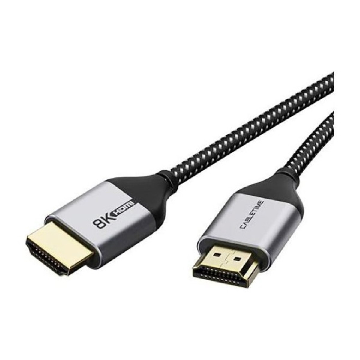 Кабель мультимедійний HDMI to HDMI 2.0m v2.1 Cabletime (CA914654) 98_98.jpg - фото 1