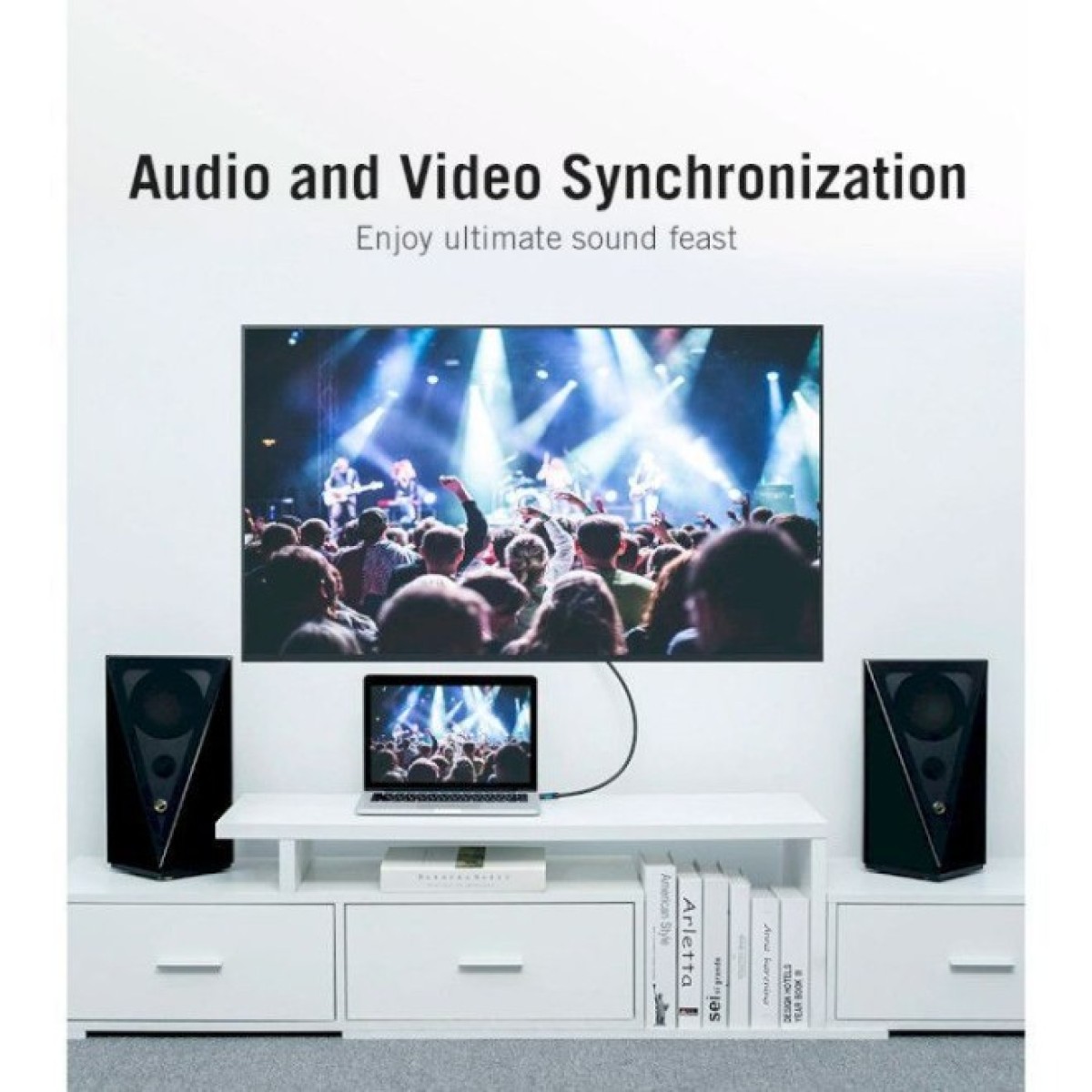 Кабель мультимедийный HDMI to HDMI 15.0m V2.0 4K 30Hz PVC Vention (VAA-M02-B1500) 98_98.jpg - фото 7