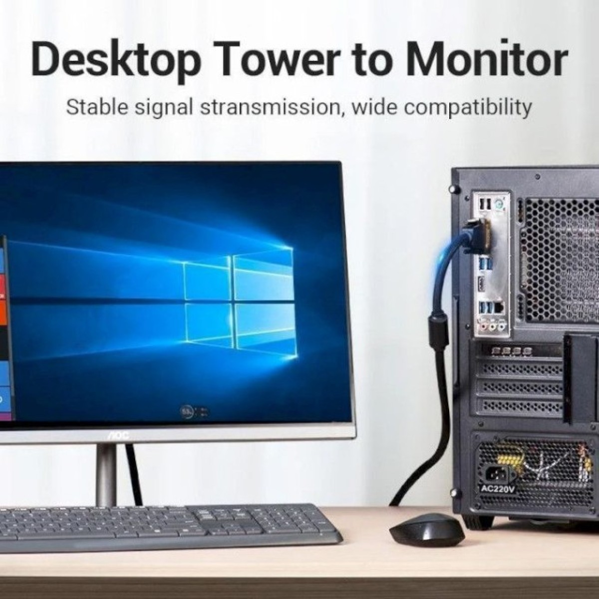 Кабель мультимедийный DVI to DVI 24+1pin 8.0m 2K 60Hz ferrite Vention (EAEBK) 98_98.jpg - фото 9