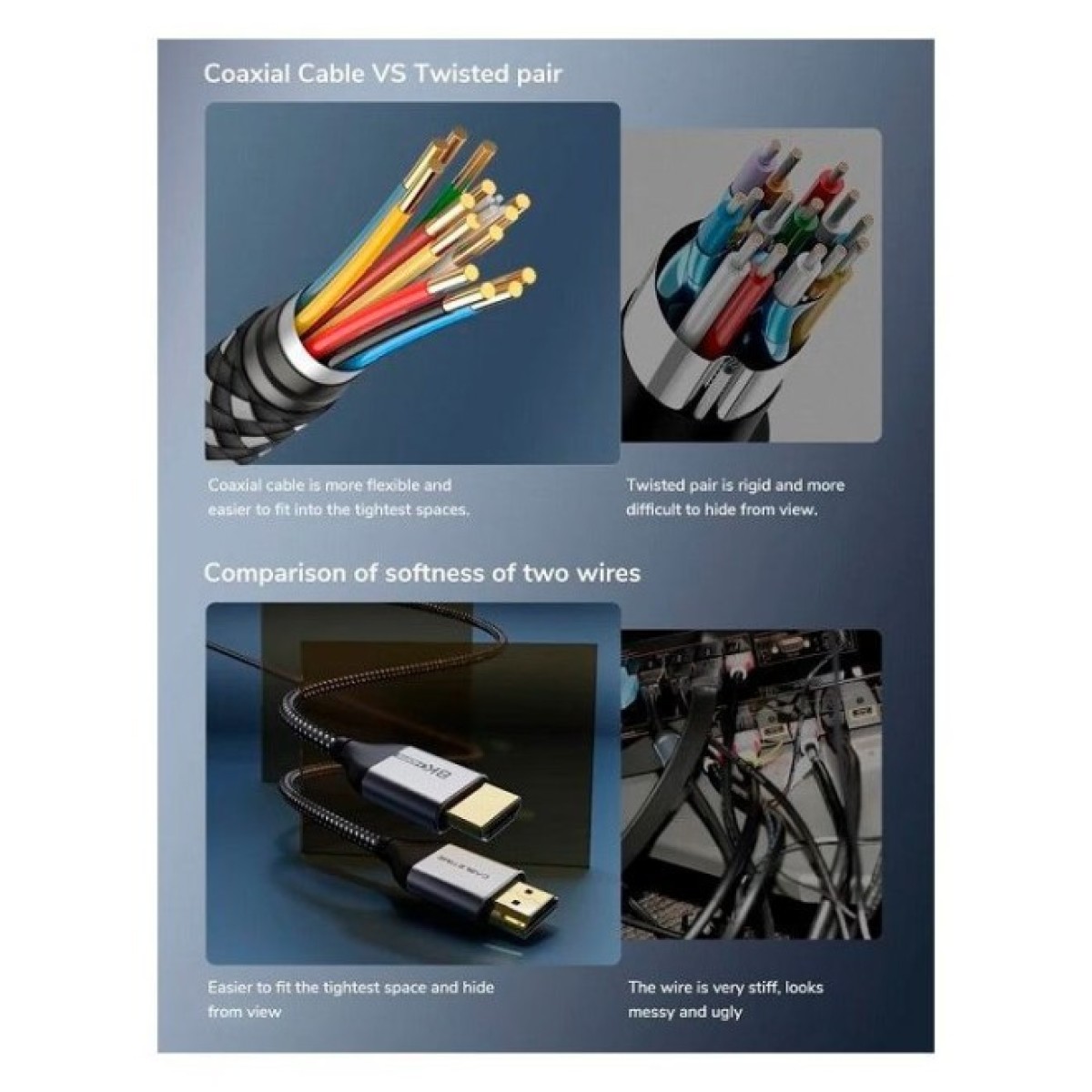 Кабель мультимедійний HDMI to HDMI 2.0m v2.1 Cabletime (CA914654) 98_98.jpg - фото 4