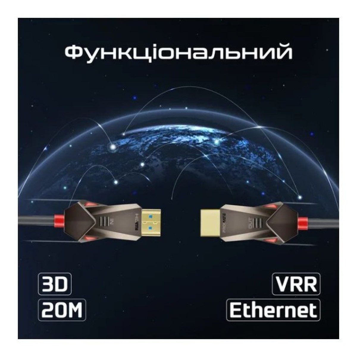Кабель мультимедийный HDMI to HDMI v.2.0 prolink4k60-20m Promate (prolink4k60-20m) 98_98.jpg - фото 7