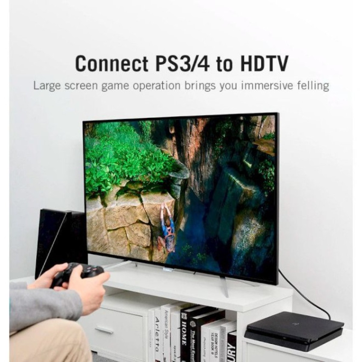 Кабель мультимедийный HDMI to HDMI 15.0m V2.0 4K 30Hz PVC Vention (VAA-M02-B1500) 98_98.jpg - фото 12