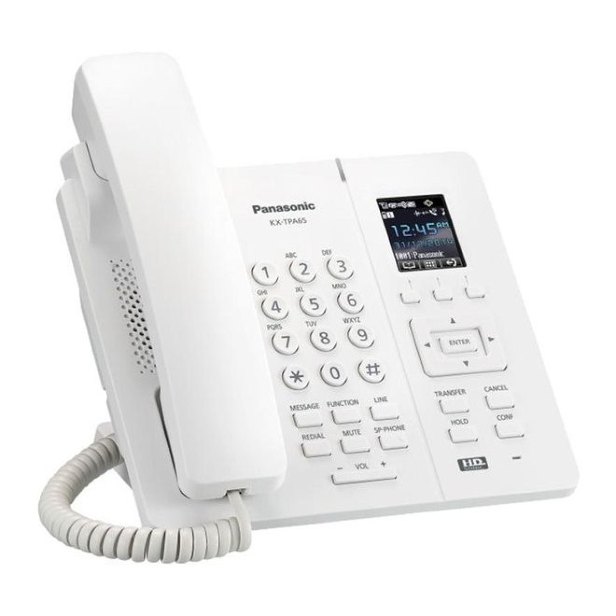 Бездротовий IP-DECT телефон Panasonic KX-TPA65RU White, для KX-TGP600RUB 98_98.jpg - фото 2