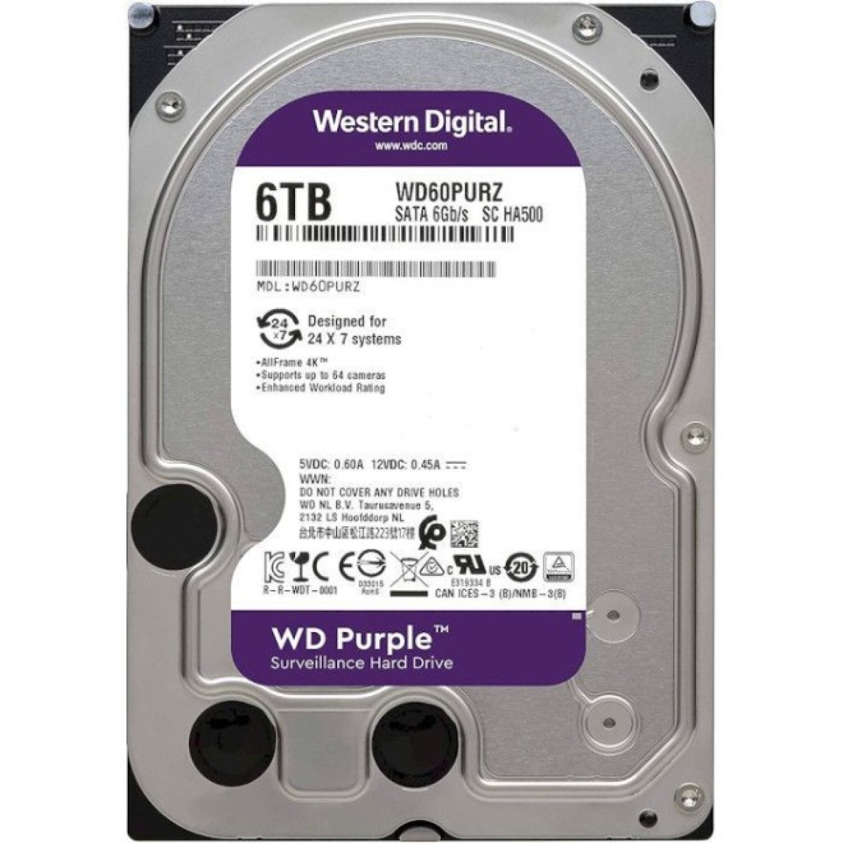 Жесткий диск 3.5" 6TB WD (WD64PURZ) 256_256.jpg