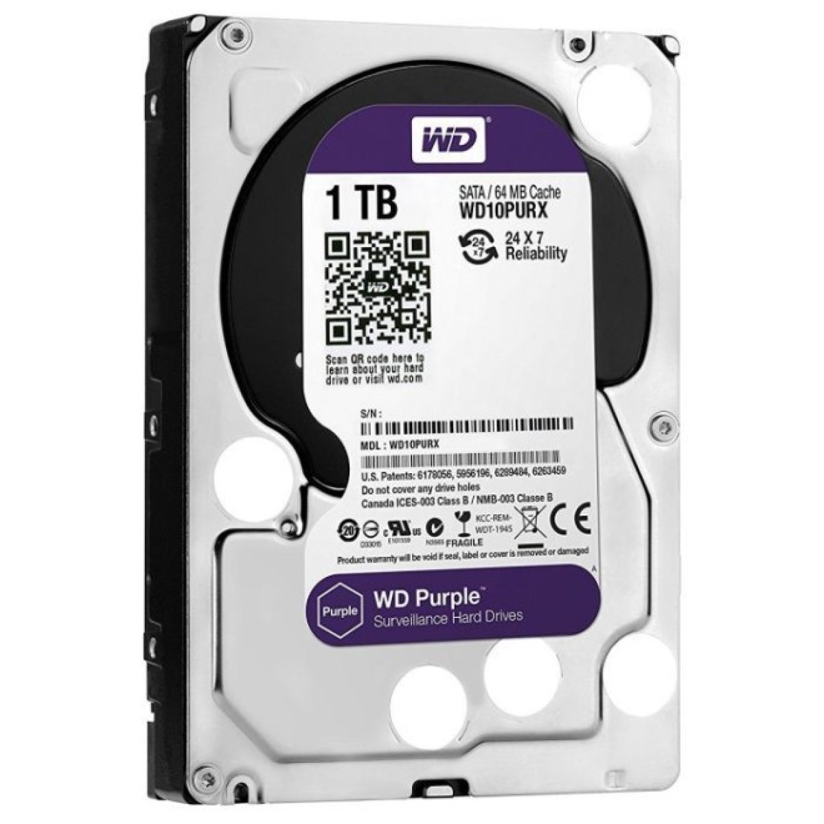 Жесткий диск 3.5" 1TB WD (WD10PURZ) 98_98.jpg - фото 2