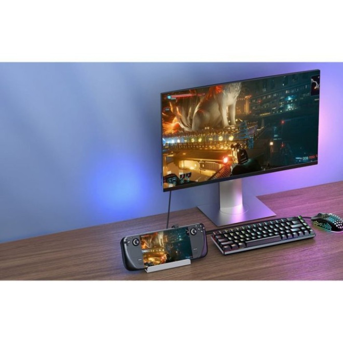 Концентратор Choetech USB3.1 Type-C to HDMI/USB 3.0x2/USB 2.0/USB-C PD 100W Hub 7-in-1 (HUB-M77-GY) 98_98.jpg - фото 3