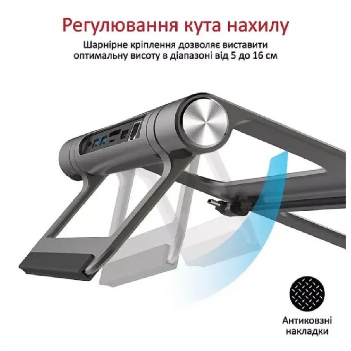 Концентратор Promate USB Hub 9 ports primebase-c.grey (primebase-c.grey) 98_98.jpg - фото 2