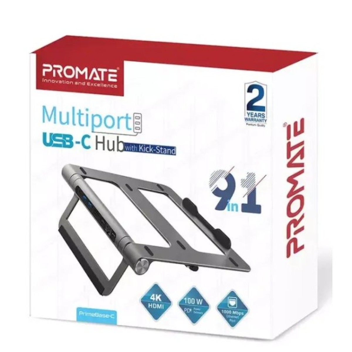 Концентратор Promate USB Hub 9 ports primebase-c.grey (primebase-c.grey) 98_98.jpg - фото 3