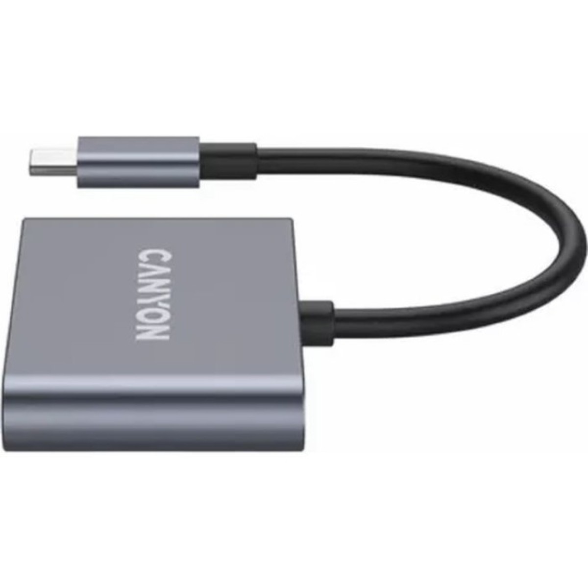 Концентратор Canyon hub DS-3 3in1 USB-C Dark Grey (CNS-TDS3) 98_98.jpg - фото 3