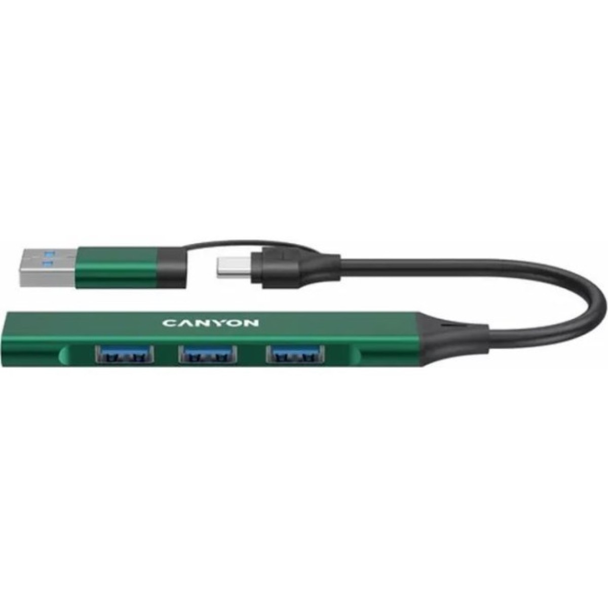 Концентратор Canyon hub DS-02 4in1 USB-A/C Green (CNS-TDS02GR) 256_256.jpg
