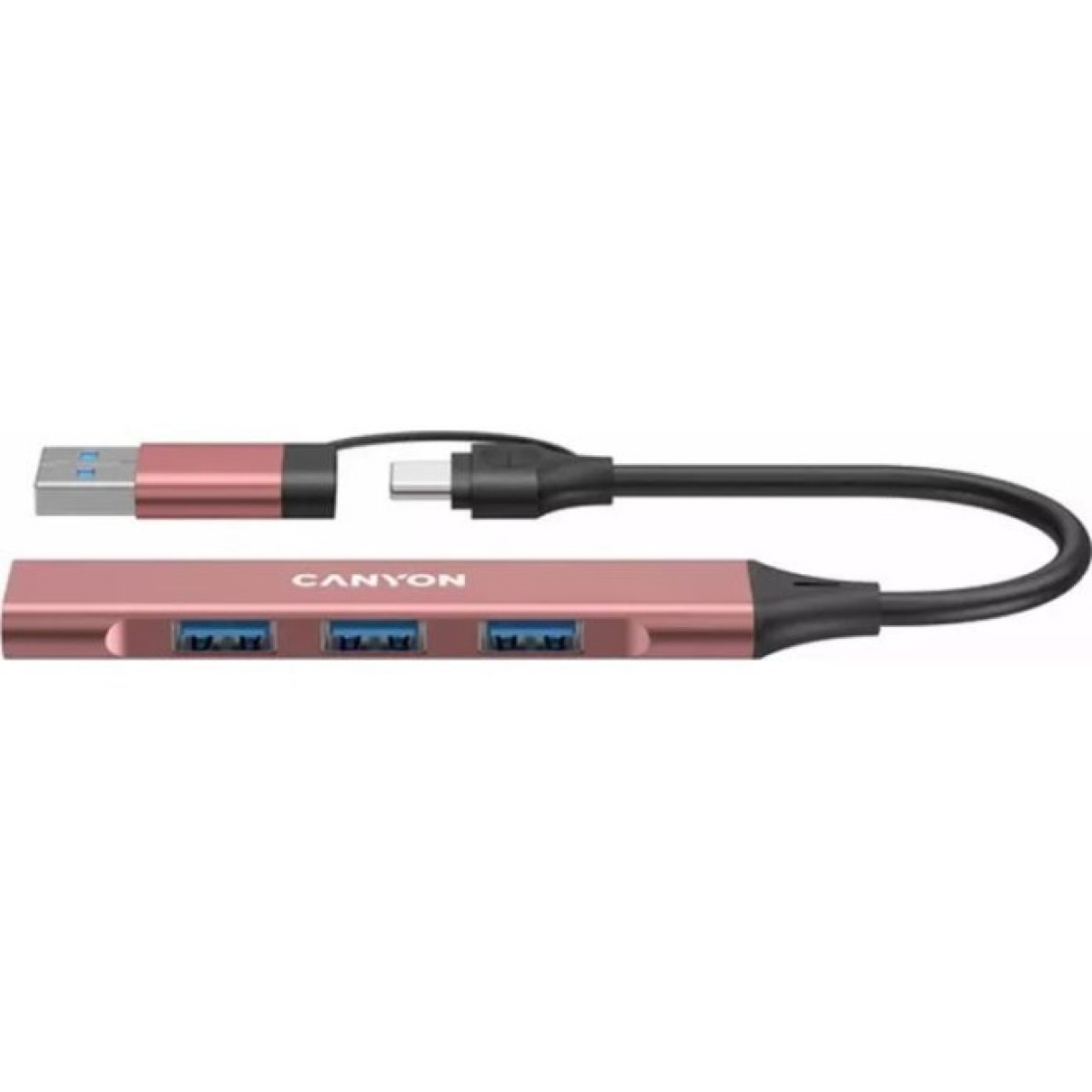 Концентратор Canyon hub DS-02 4in1 USB-A/C Pink (CNS-TDS02P) 256_256.jpg