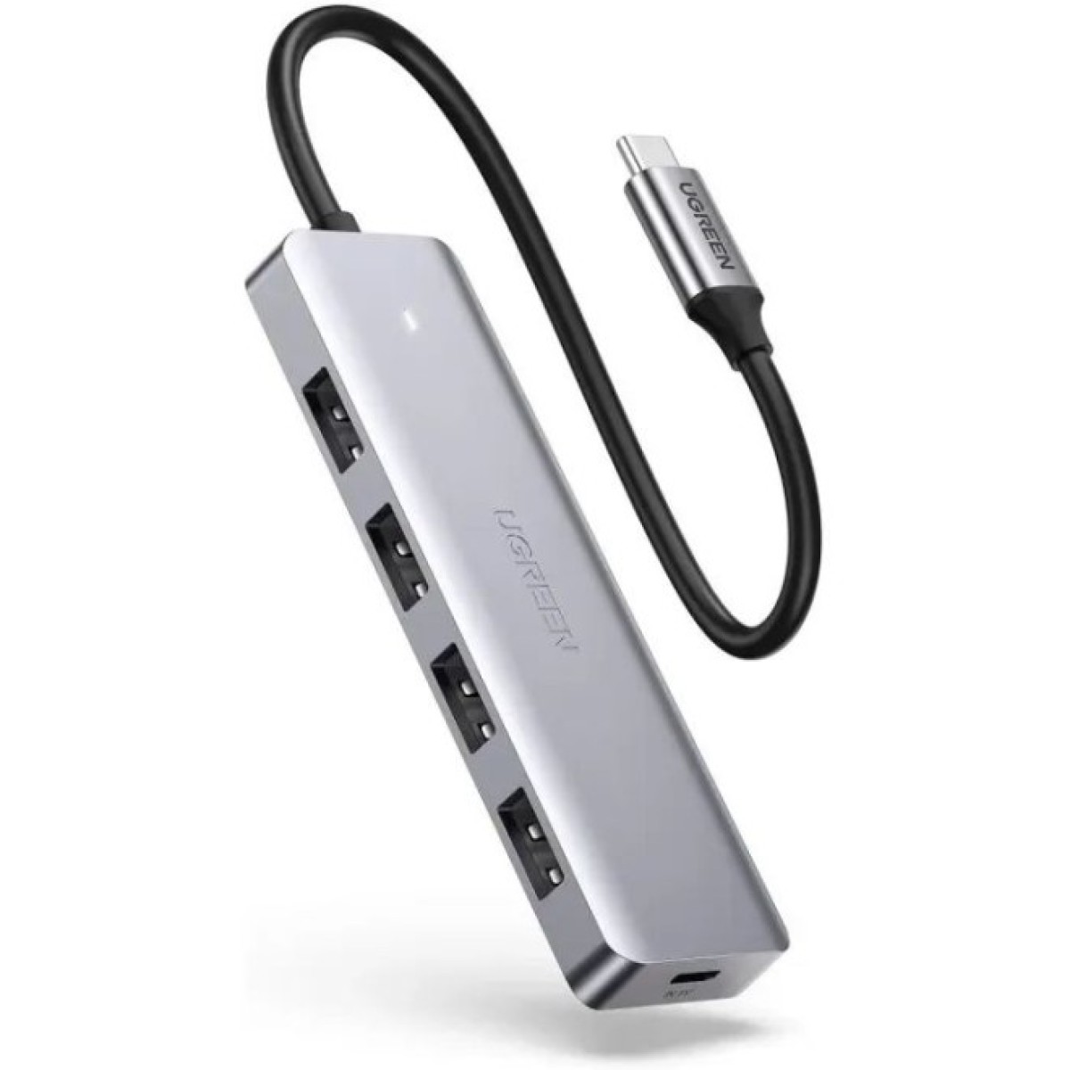 Концентратор Ugreen CM219 HUB Type-C to 4xUSB with USB-C Power Port (Gray) (70336) 256_256.jpg