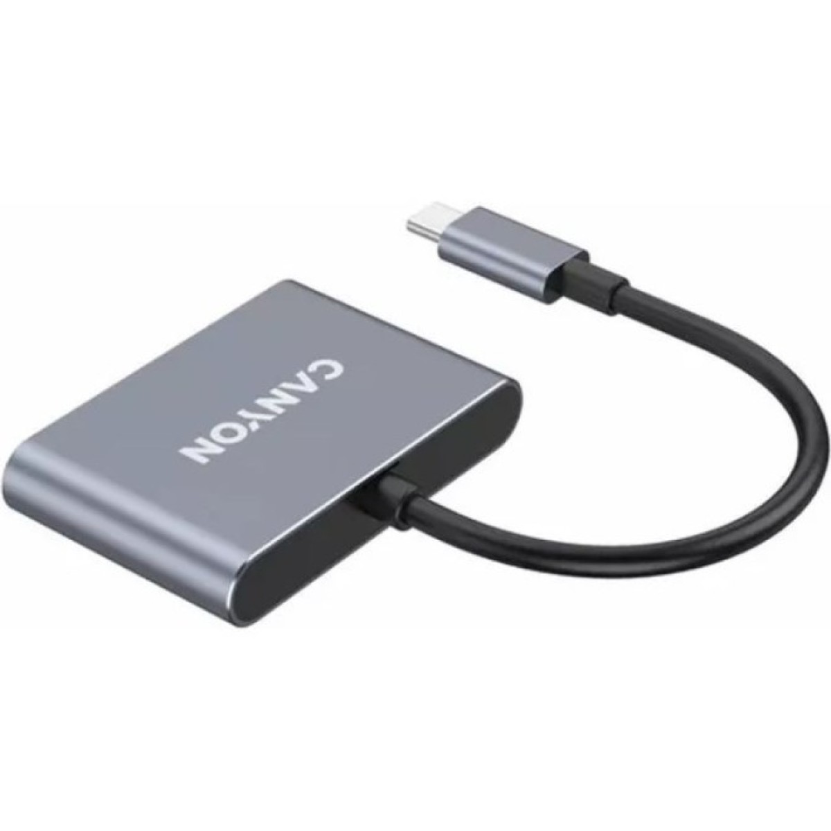Концентратор Canyon hub DS-3 3in1 USB-C Dark Grey (CNS-TDS3) 98_98.jpg - фото 5