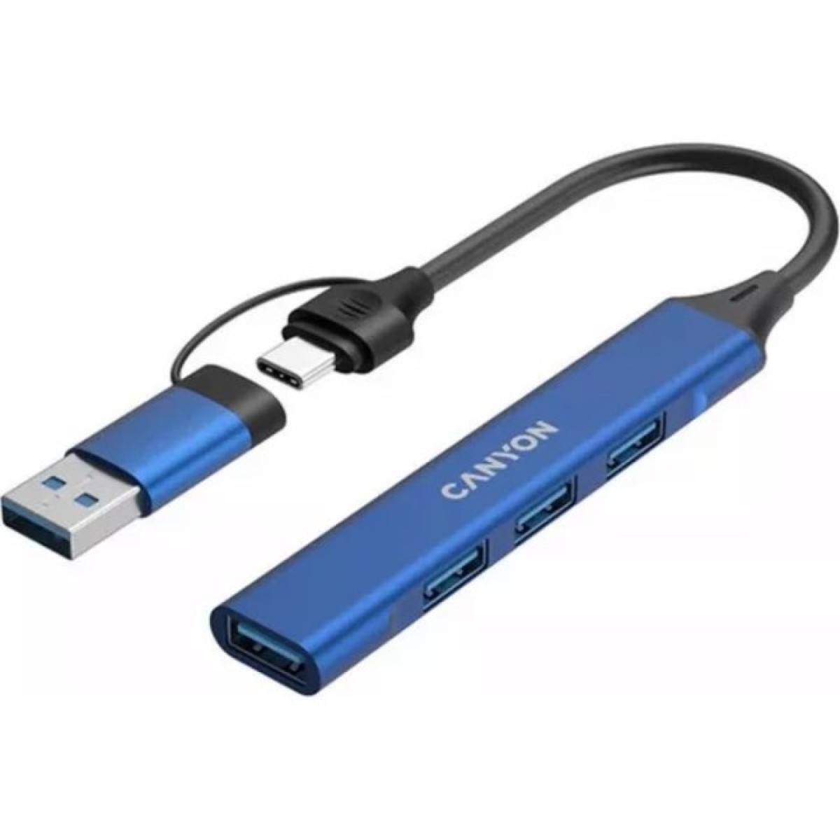Концентратор Canyon hub DS-02 4in1 USB-A/C Blue (CNS-TDS02BL) 98_98.jpg - фото 3