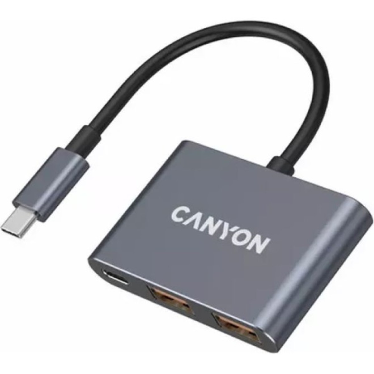 Концентратор Canyon hub DS-3 3in1 USB-C Dark Grey (CNS-TDS3) 98_98.jpg - фото 6