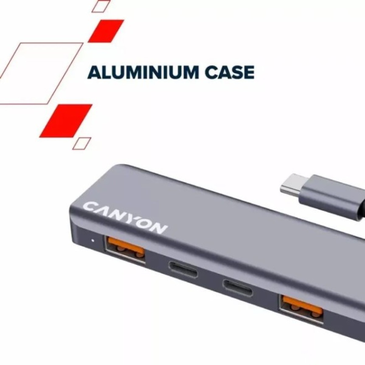 Концентратор Canyon hub DS-18 5in1 USB-C Grey (CNS-TDS18) 98_98.jpg - фото 5