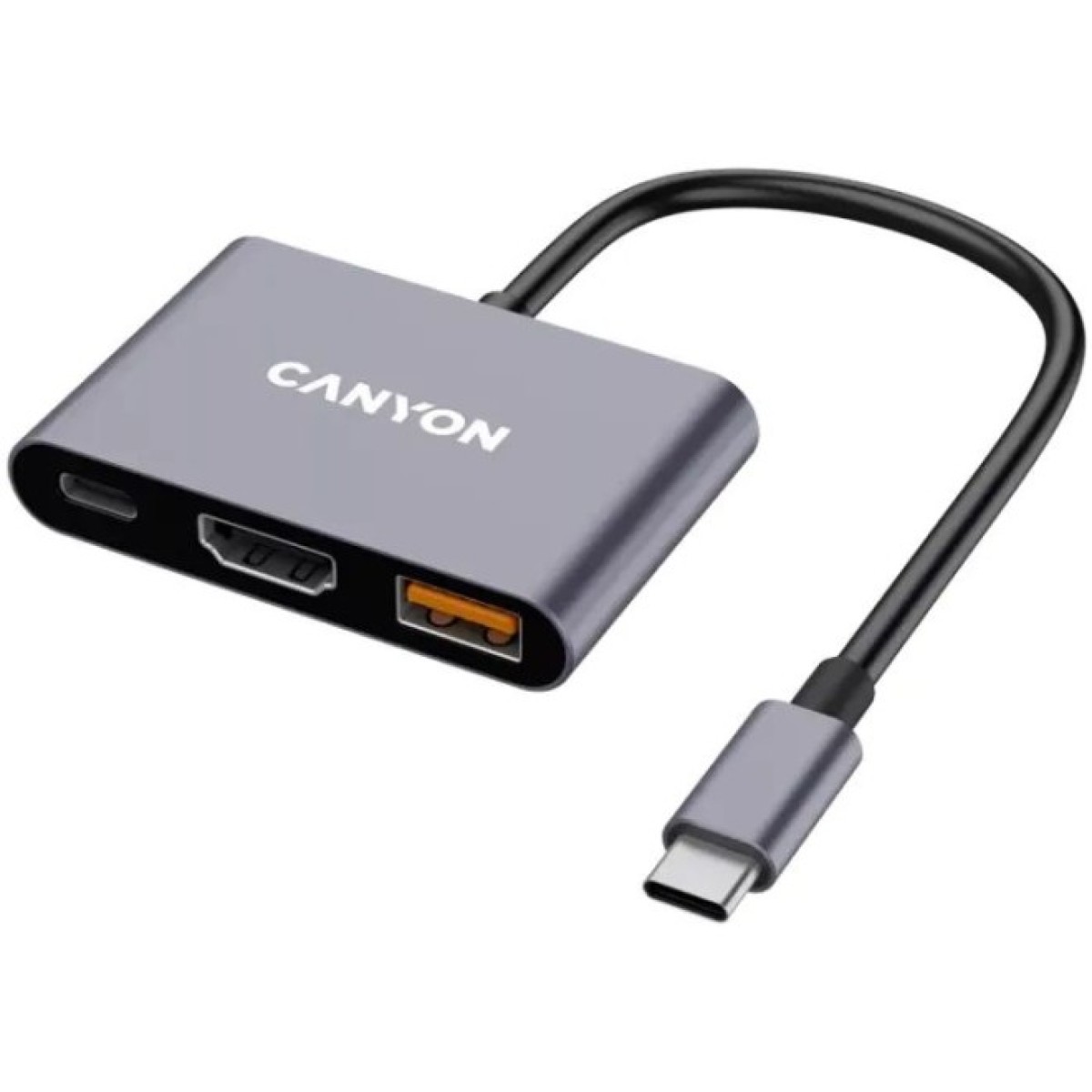 Концентратор Canyon hub DS-4 3in1 USB-C Grey (CNS-TDS4) 256_256.jpg
