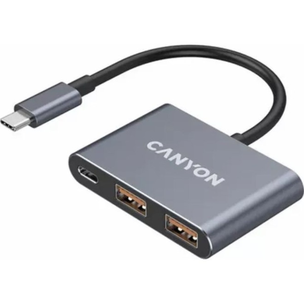 Концентратор Canyon hub DS-3 3in1 USB-C Dark Grey (CNS-TDS3) 256_256.jpg