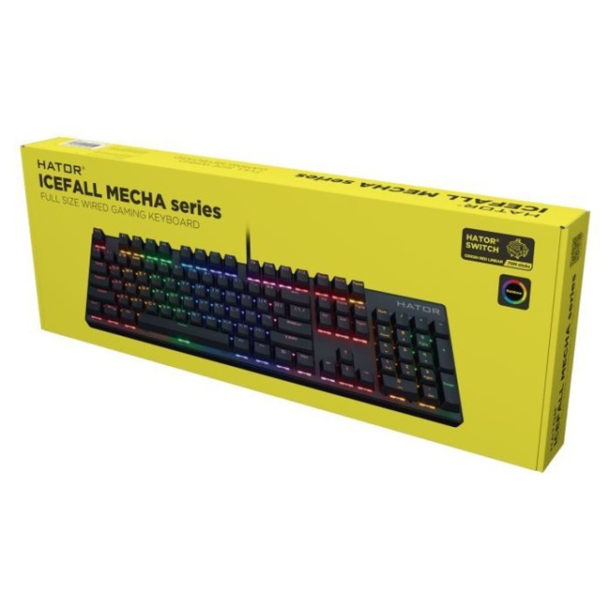 Клавиатура Hator Icefall Mecha Rainbow USB Black (HTK104UA) 98_98.jpg - фото 3