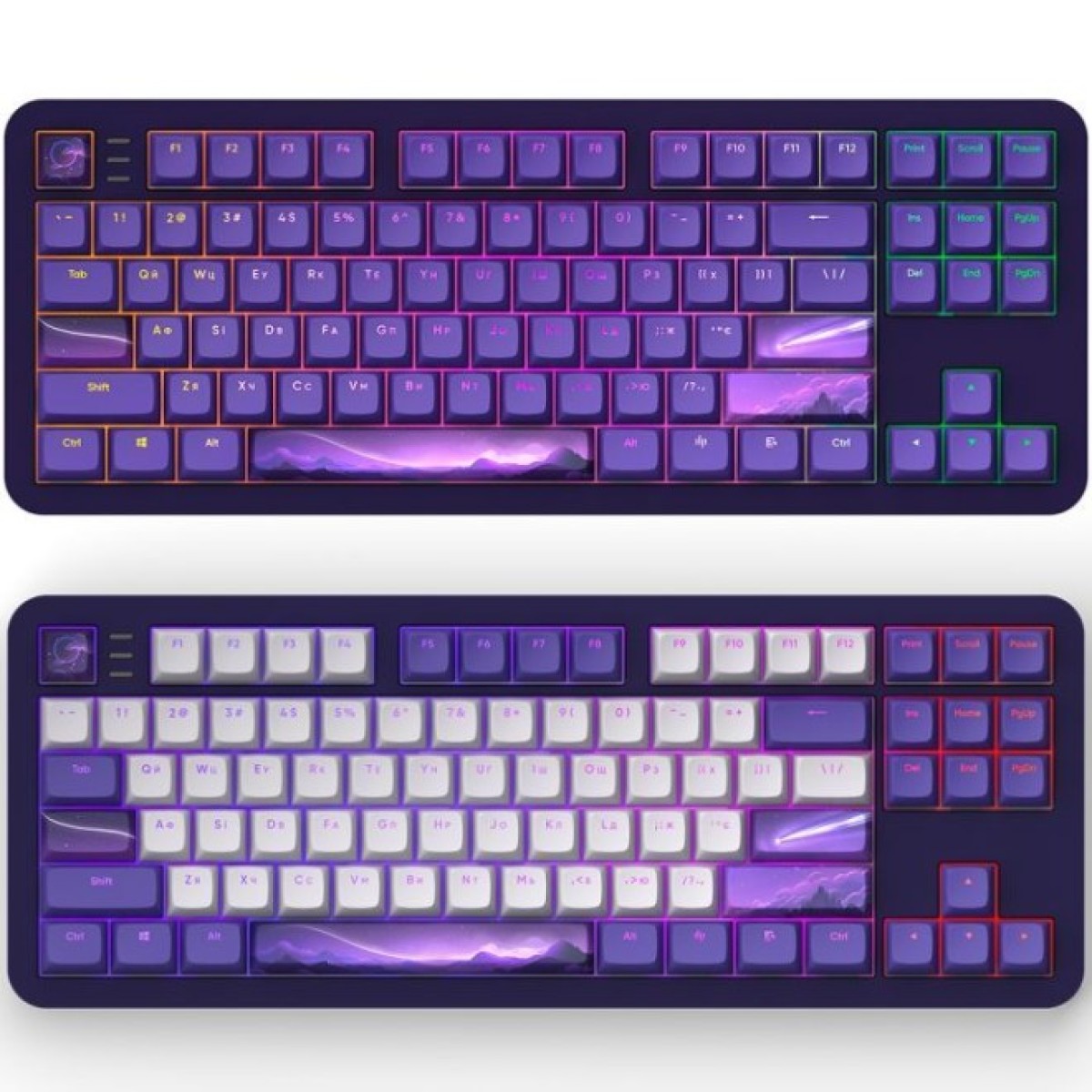 Клавиатура Dark Project ALU87 Celestial ABS RGB Mech G3MS Voidstone Violet (DPKB_CELESTIAL_87_ANSI_UA) 98_98.jpg - фото 6