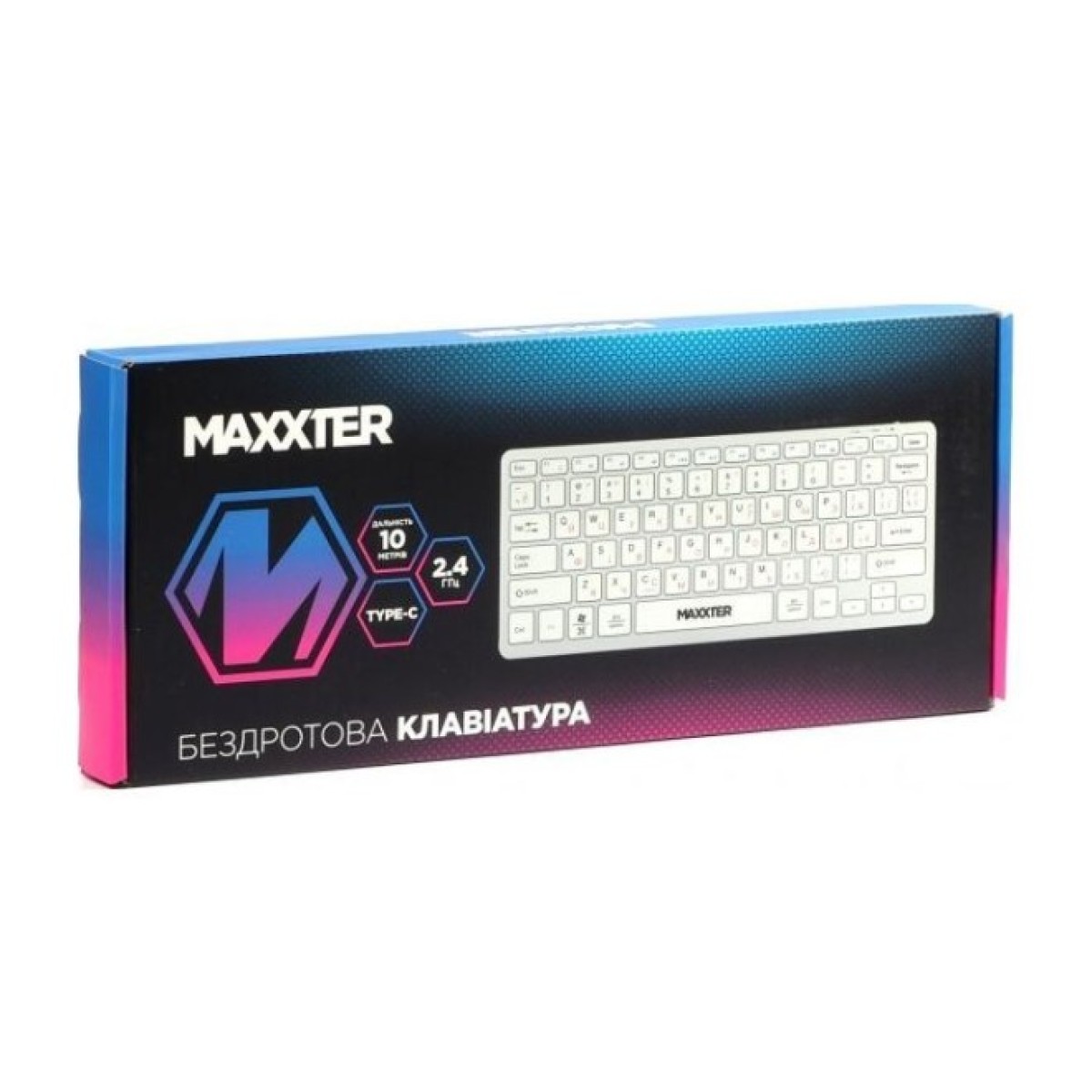 Клавіатура Maxxter KBW-C01S-UA Wireless UA White (KBW-C01S-UA) 98_98.jpg - фото 3
