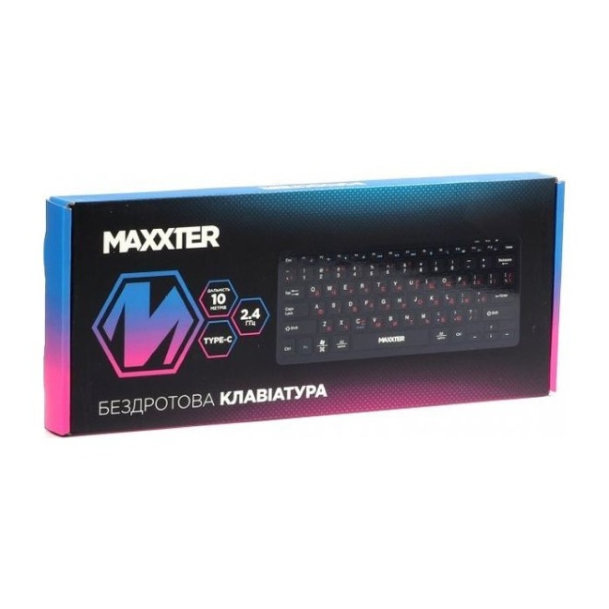 Клавіатура Maxxter KBW-C01B-UA Wireless UA Black (KBW-C01B-UA) 98_98.jpg - фото 4