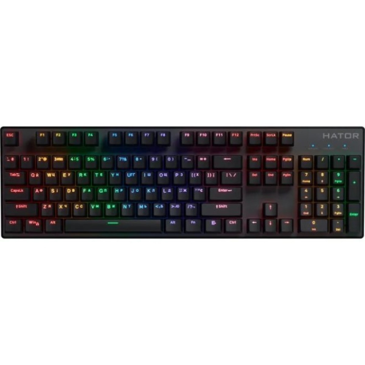Клавиатура Hator Icefall Mecha Rainbow Wireless/USB Black (HTK204UA) 256_256.jpg