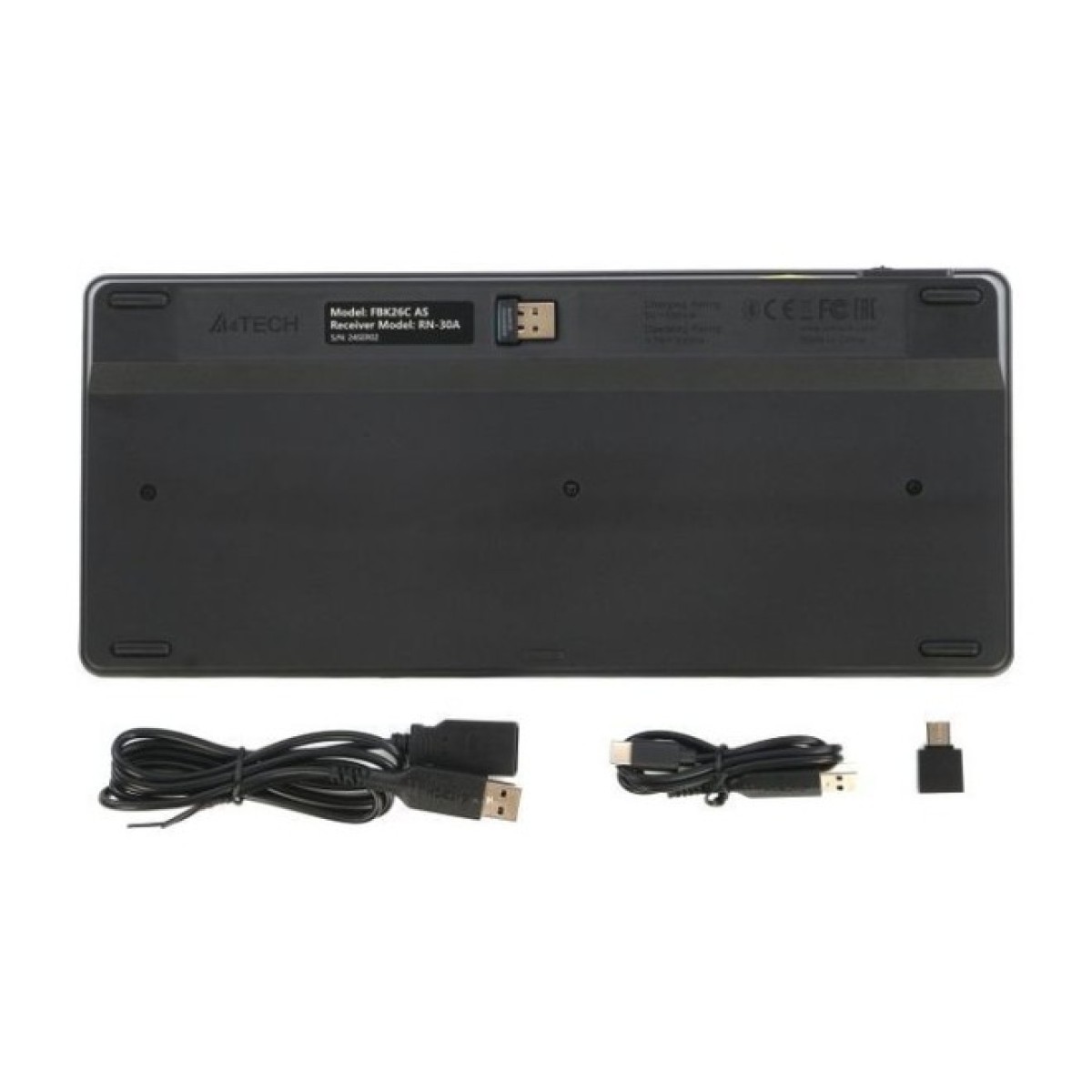 Клавіатура A4Tech FBK26C AS Wireless/Bluetooth Black (4711421000208) 98_98.jpg - фото 2