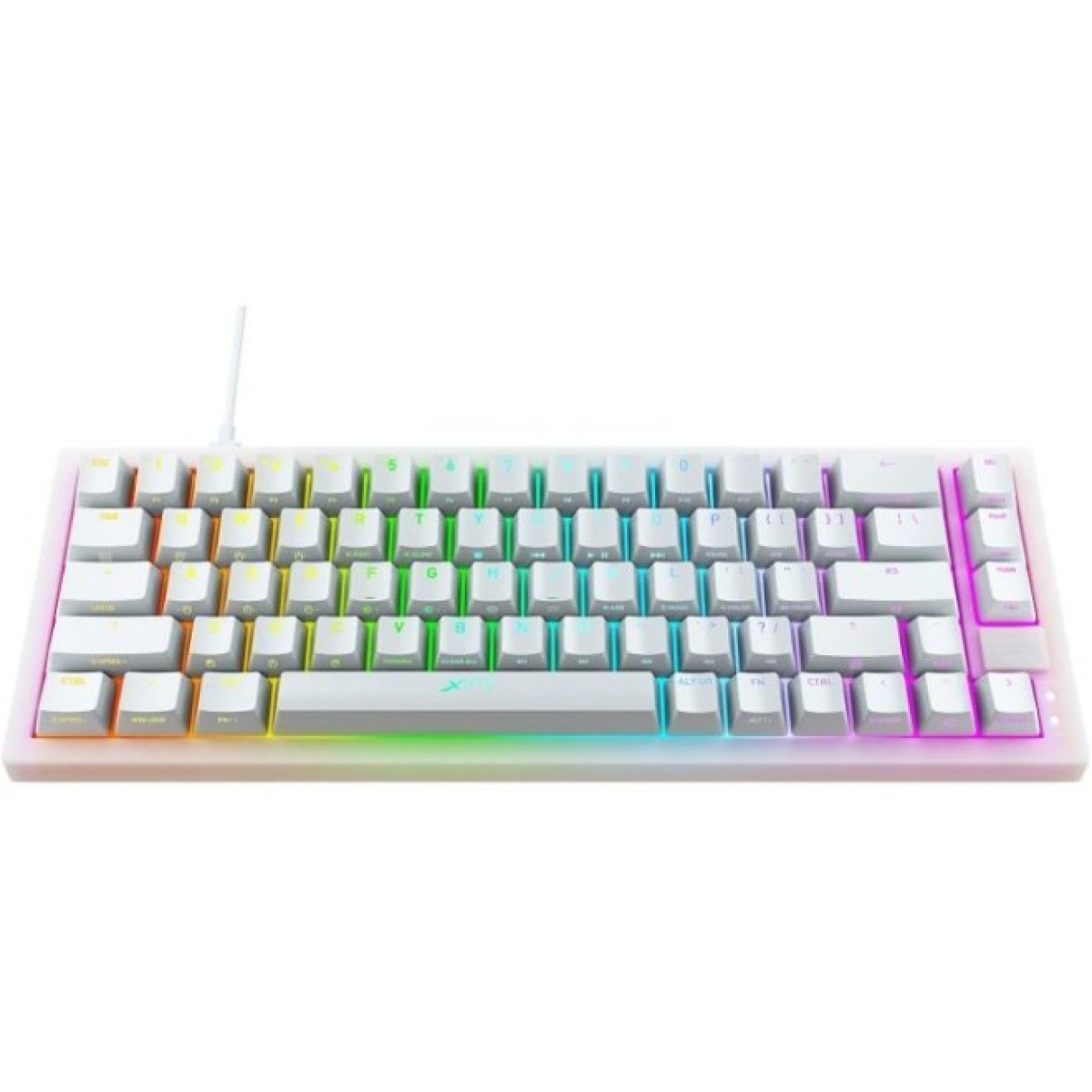 Клавиатура Xtrfy K5 68 keys Kailh Red Hot-swap RGB UA White (K5-RGB-CPT-TPWHITE-R-UKR) 98_98.jpg - фото 2
