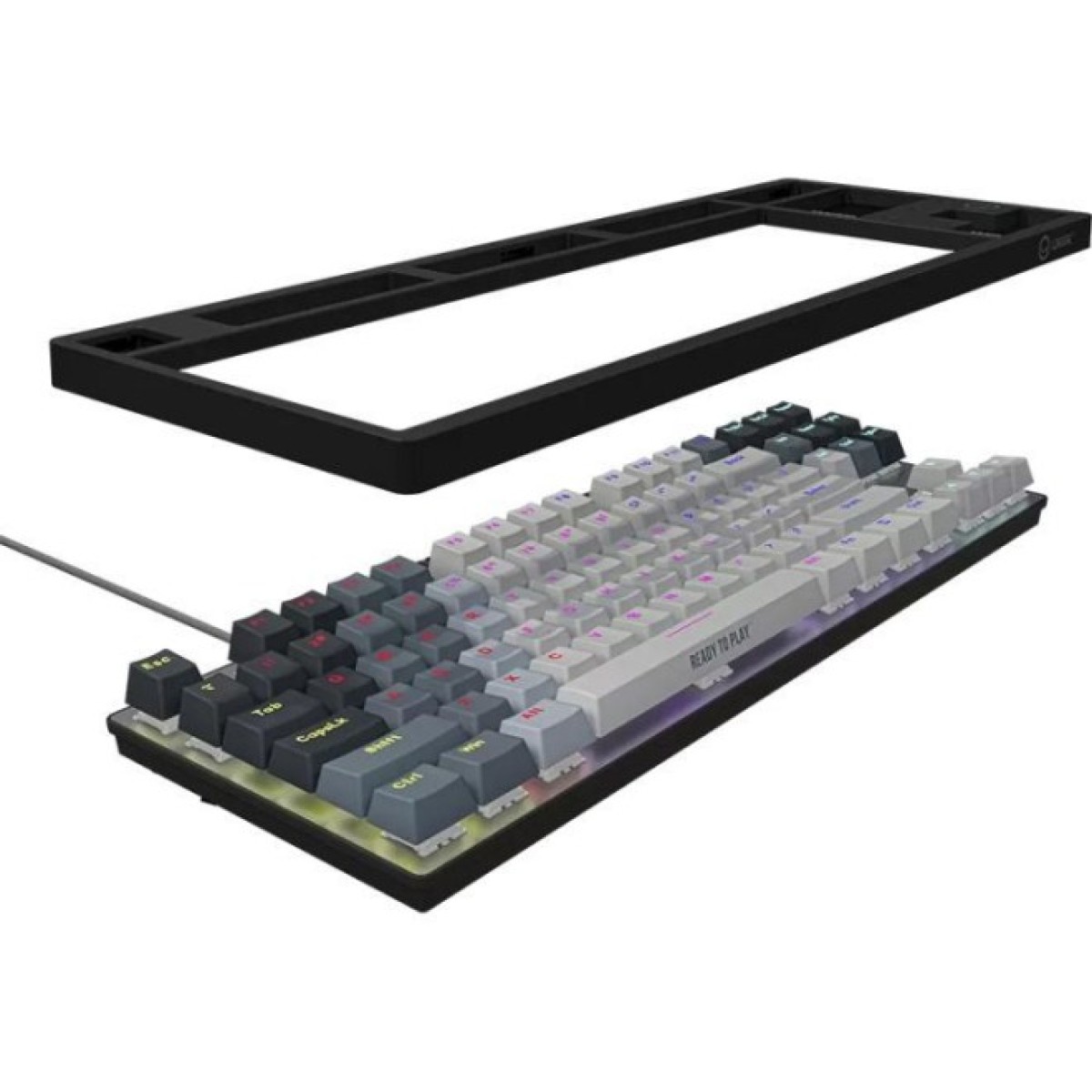 Клавиатура Lorgar Azar 514TKL RGB Mechanical USB UA White/Grey (LRG-GK514TKL-WH-UA) 98_98.jpg - фото 2