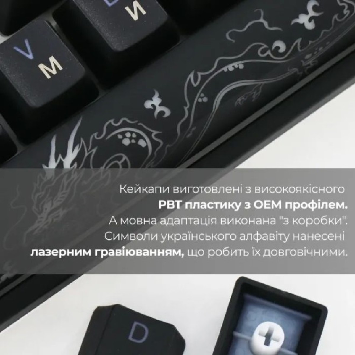 Клавиатура Ducky One 3 Cherry MX Red RGB UA USB Black (DKON2108ST-RUAPXCLAWSC1) 98_98.jpg - фото 2